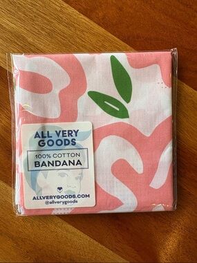 All Very Goods Go Go Cherry Blossom Cotton Bandana